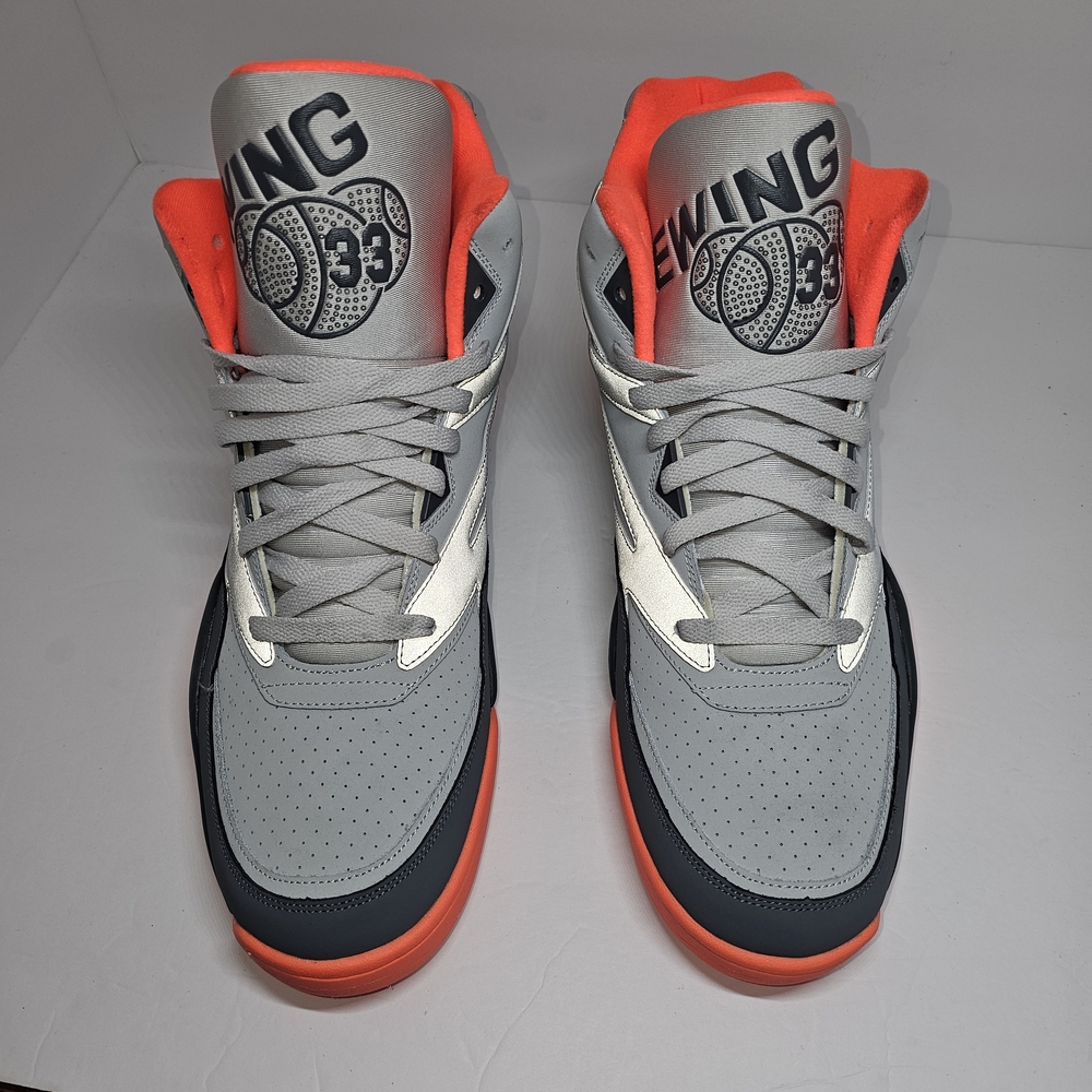 Ewing Men's Athletic Shoes - Gray and Orange